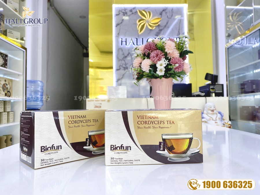 Trà Đông Trùng Hạ Thảo Việt Nam Biofun - sản phẩm tuyệt vời cho những người yêu thích uống trà